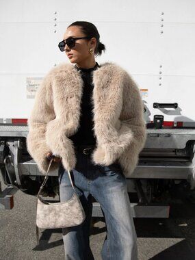 Oak + Fort Fuzzy Jacket